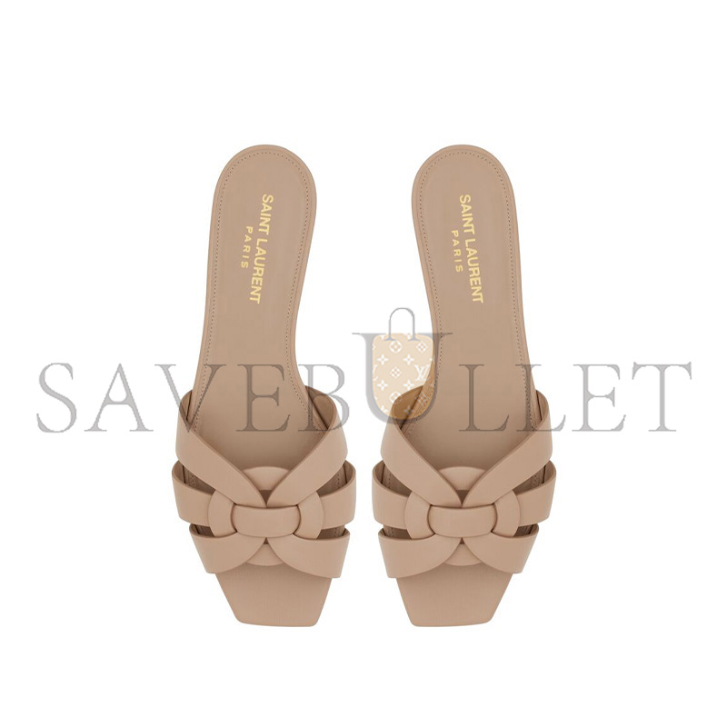 YSL TRIBUTE MULES IN SMOOTH LEATHER 572761AAAAH2721